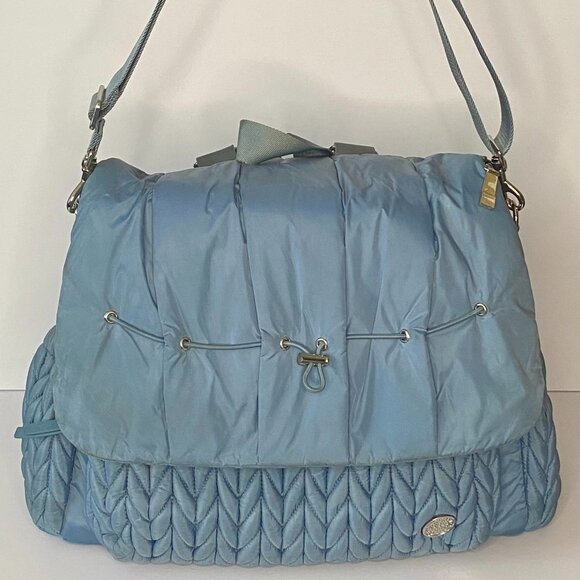 Happ Levy Ash Blue Backpack Diaper Bag - Picture 1 of 7